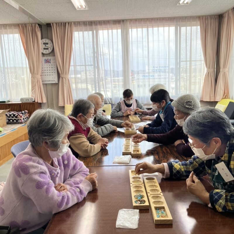 いきいき教室恵那　中学生ボランティア‼